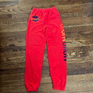 Aviator Nation sweatpants in red size 14